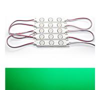 20x - Verde - LED Modulo - Dc 12V 3x 5730 SMD Werbetechnik Iniezione High-Power [EEK: B]