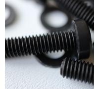 20x Viti a Testa Arrotondata Bulloni e dadi, Nere M5x 20mm, Acrilica