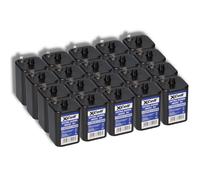 20x XCell 4R25 6V 9500mAh Blocco Batterie, per Lampeggianti, Lampada Cantiere