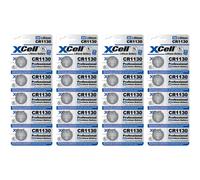 20X XCell Batteria A Bottone In Litio CR1130 (4X 5 Pezzi Blister)
