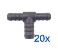 20X You.S Giunto Tubo Intermedio RGV Ø 12X16X12 Mm - T-Pezzo Riduttore