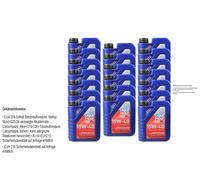 20x1 Litro Originale Liqui Moly 1095 Touring High-Tech Olio olio motore 15W-40