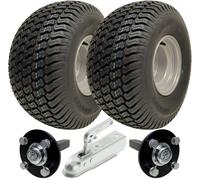 20x10.00-8 Atv Rimorchio Kit Wanda P332 Erba Ruote Assi Mozzo & Albero Mozzo,di