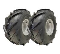 20x10.00-8 Centro aperto P328 Ruote e cerchioni Cleated Rotovator 100mm PCD (Set di 2)