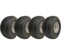 20x10.00-8 Tosaerba Erba Ruota 4ply Wanda P332 Strada Legali 100mm Pcd (Set D 4)