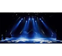 20x10ft Stage Spotlight Backdrop for Photography Blue Light Concert Background Superstar Drama Play Live Music Show Backdrop Party Decorations Banner Kids Adults Portrait Shooting Studio Props(15x8ft)