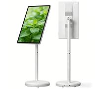 21,5"/27" TV intelligente mobile wireless, Android 15 monitor touch portatile su ruote, display 1080P, 6GB RAM 128GB, fotocamera 13MP, batteria 8h, HDMI Type-C per smart home, ufficio(21.5W)