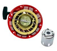 21,5 cm Avviatore a corda + campanello di avviamento compatibile con Honda Motor GX340 GX390 9-13 CV