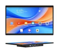 21.5 pollici tutto in un computer Android 12, PC industriale del pannello del touch screen con il supporto della parete, RK3399, 4GB Ram 64GB Rom, 1920*1080 IPS, HDMI 2.0, USB3.0*1, USB2.0*3 per