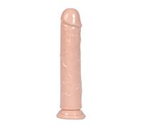 21.5cm Trasparente Grande Dǐldò con Forte Ventosa Morbido Solido Dong Per Donna Punto G Mássággiátore