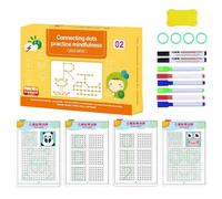 21.5x15cm Scribble Cartella di lavoro intelligente, Cartella di lavoro prescolare riutilizzabile Attività di apprendimento prescolare per T-oddlers, Cartella di lavoro Scribblesmart per il bambino