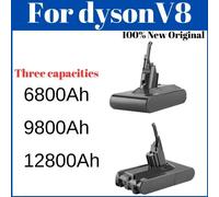 21.6V per Dyson V8 12800mAh batteria Absolute V8 Animal li-ion SV10 aspirapolvere serie batterie ricaricabili V6 4800mAh