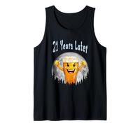21 Anni dopo 21 ° compleanno Meme abbigliamento Then vs Now Humor Canotta
