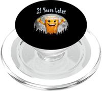 21 Anni dopo 21 ° compleanno Meme abbigliamento Then vs Now Humor PopSockets PopGrip per MagSafe