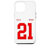 21 Bandiera Puerto Rico Orgullo Boricua Sport Taino Rosso Sangue Custodia per iPhone 12 Pro Max