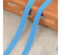 21 colori 1 cm elastico multiuso nastro di rifinitura cucito spandex pizzo fascia in vita fai da te fatto a mano accessori per indumenti da cucito 1Y-diamante blu-10mm-elastico 1 iarda