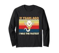 21° Compleanno 21 Anni Fa Ero Il Compleanno più Veloce Maglia a Manica