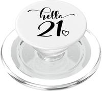 21° compleanno, Hello 21, Per le donne, 21 Anni, Carino PopSockets PopGrip per MagSafe