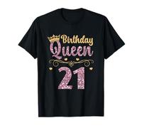 21° Compleanno Regina 21 Anni ventuno Maglietta