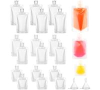 21 contenitori da viaggio, set da viaggio liquidi da riempire 30 ml/50 ml/100 ml, a prova di perdite, ricaricabili con piccolo imbuto, shampoo, lozione, balsamo per capelli, gel doccia