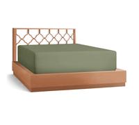 21” Extra Profondo Tasca Ultra Morbido Aderente Foglio Con Angolo Strap, Queen -