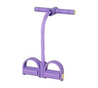 21 fasce di resistenza per il fitness, 4 tiratori a pedale per caviglia, corda per esercizi di stretching, strumento per allenamento completo | Espansore per forza addominale, tenditore elastico per