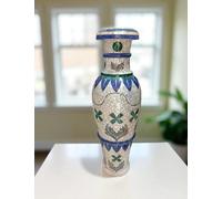 21 " Marmo Fiore Vaso Pot Madreperla Arredo Casa Arte & Collectibles