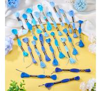 21 matasse di filo da ricamo da 1 mm, per braccialetti dell'amicizia, per realizzare corde e cordini a 6 strati, in poliestere, kit per punto croce, 24 colori, 8 m
