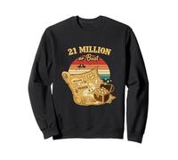 21 Milioni o Busto sats Bitcoin HODL Crypto maxis Bitcoin Felpa
