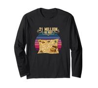 21 Milioni o Busto sats Bitcoin HODL Crypto maxis Bitcoin Maglia a Manica