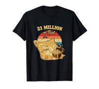 21 Milioni o Busto sats Bitcoin HODL Crypto maxis Bitcoin Maglietta
