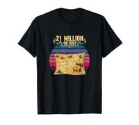 21 Milioni o Busto sats Bitcoin HODL Crypto maxis Bitcoin Maglietta