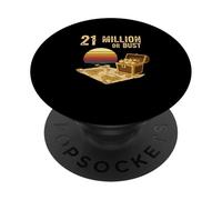 21 Milioni o Busto sats bitcoin hodl crypto maxis bitcoin PopSockets PopGrip Adesivo