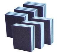 21 morbide spugne abrasive, 60/80/100/120/180/220/280, grana morbida, blocco abrasivo bagnato e asciutto, lavabili e riutilizzabili, tre pezzi per dimensione delle particelle