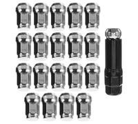 21 Pcs Dadi Per Pneumatici Auto Copridadi Mozzo Cappucci Dei Delle Ruote