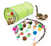 21 Pcs Set Di Giocattoli Per Gatti Rompicapo Domestici Giocattolo