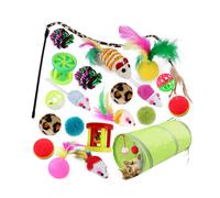 21 Pcs Set Di Giocattoli Per Gatti Rompicapo Domestici Teaser Animali