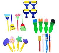 21 Pcs Strumento Di Pittura Strumenti Disegno Per Bambini Pennelli Poster