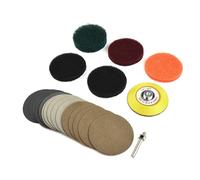 21 Pezzi 3 Auto Faro Lucido Pad per Raschiatura Auto Riparazione Kit for Trapano