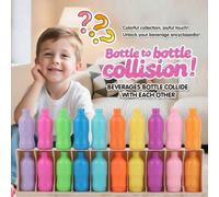 21 pezzi Gioco di indovinare il colore della bottiglia, set di gioco di abbinamento delle bevande per allenare la memoria e il pensiero logico dei bambini, gioco da tavolo educativo, regalo perfetto p