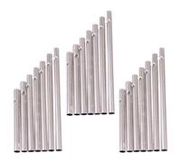 21 Pezzi Tubo in Alluminio per Campanello Eolico, Preforato | Argento, Ricambio per Riparare Carillon Vento, per Balcone e Patio, Assemblaggio Semplice Corda