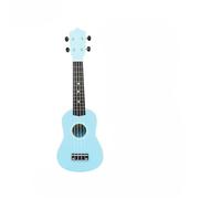 21 Pollici Ukulele Chitarra Hawaiana Cartoon Fruit Ukulele Principiante Mini Chitarra Strumenti Musicali A Corde Regalo Ukes con Kits(Blue)