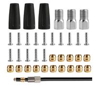 21 Pz Inserto Oliva Freno a Disco BH90, Inserti Oliva Freno Idraulico Tubo Disco BH90 per Shimano, Inserto Olive e Tappo per Bicicletta Ricambio, Connettori Compatibile con Shimano
