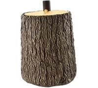 21 SHOP® Base Supporto Albero di Natale in Resina, Tronco Realistico Natalizio, Riproduzione come nella Realtà Solido Resistente, Addobbo Festivo Attacco Universale Altezza 55cm