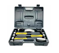21 SHOP® KIT ATTREZZI PER CARROZZIERE DA RIPARAZIONE CARROZZERIA COMPLETO DI 3 MARTELLI E 4 TASSI