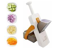 21 SHOP® Mandolina Affetta Verdure Manuale con Spessore Regolabile Affettatrice Taglia Verdure Multifunzione affetta Taglia trita Julienne colori assortiti