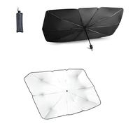 21 SHOP® Ombrello Parasole Tendina 2IN1 Universale Per Auto Parabrezza Pieghevole Protezione Raggi UV 140x70