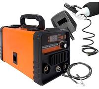 21 SHOP® Saldatrice Multiprocesso Filo Continuo MIG No GAS + MMA Elettrodo 500 Ampere Fabbro Display Digitale Portatile Saldatura MIG/MMA IGBT inverter include Maschera Torcia e Bobina di Filo Animato