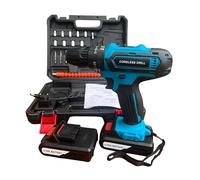 21 SHOP® TRAPANO AVVITATORE A 2 BATTERIE 48V A LITIO PERFORATORE DOPPIA BATTERIA CON VALIGETTA E ACCESSORI