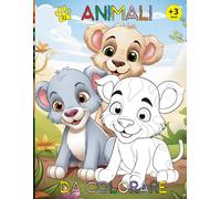 21 Simpatici Animali da Colorare!: Prendi più colori che puoi e apri la prima pagina per un viaggio in mezzo alla natura e gli animali!